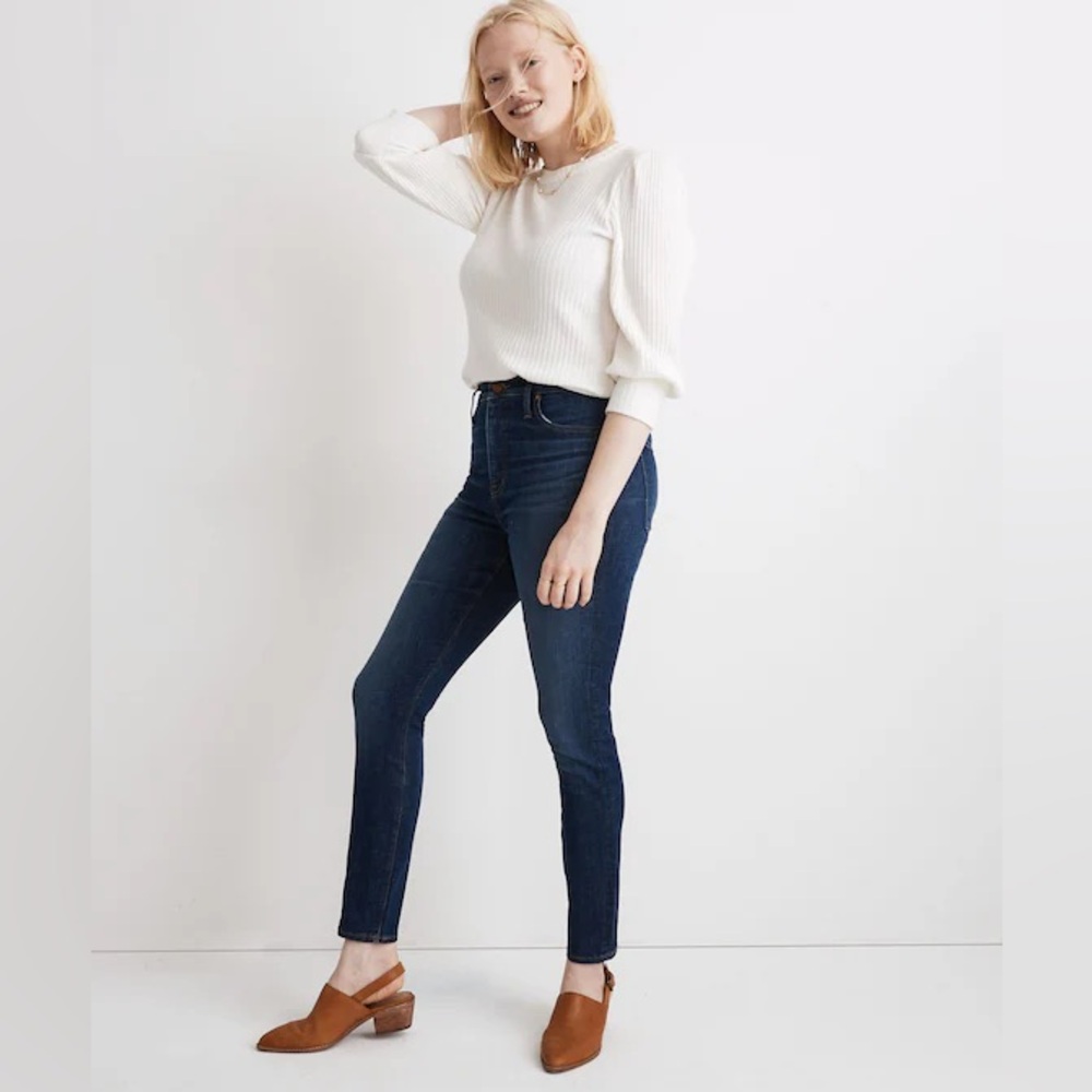 Madewell Curvy High-Rise Skinny Jeans in Moreaux Wash Size 28